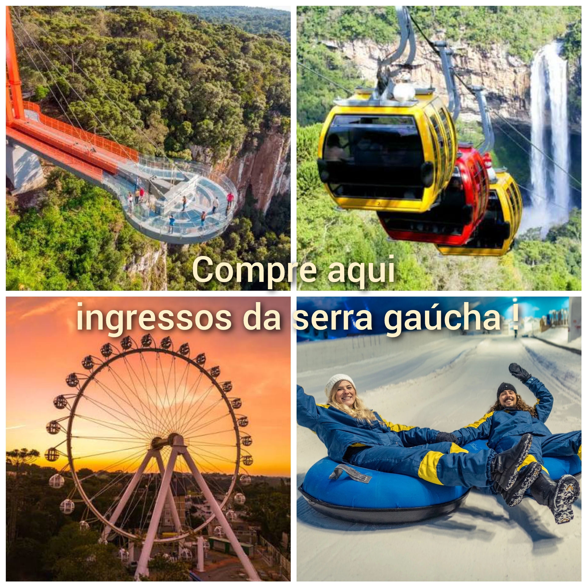 Compre aqui ingressos para toda serra gaúcha 
